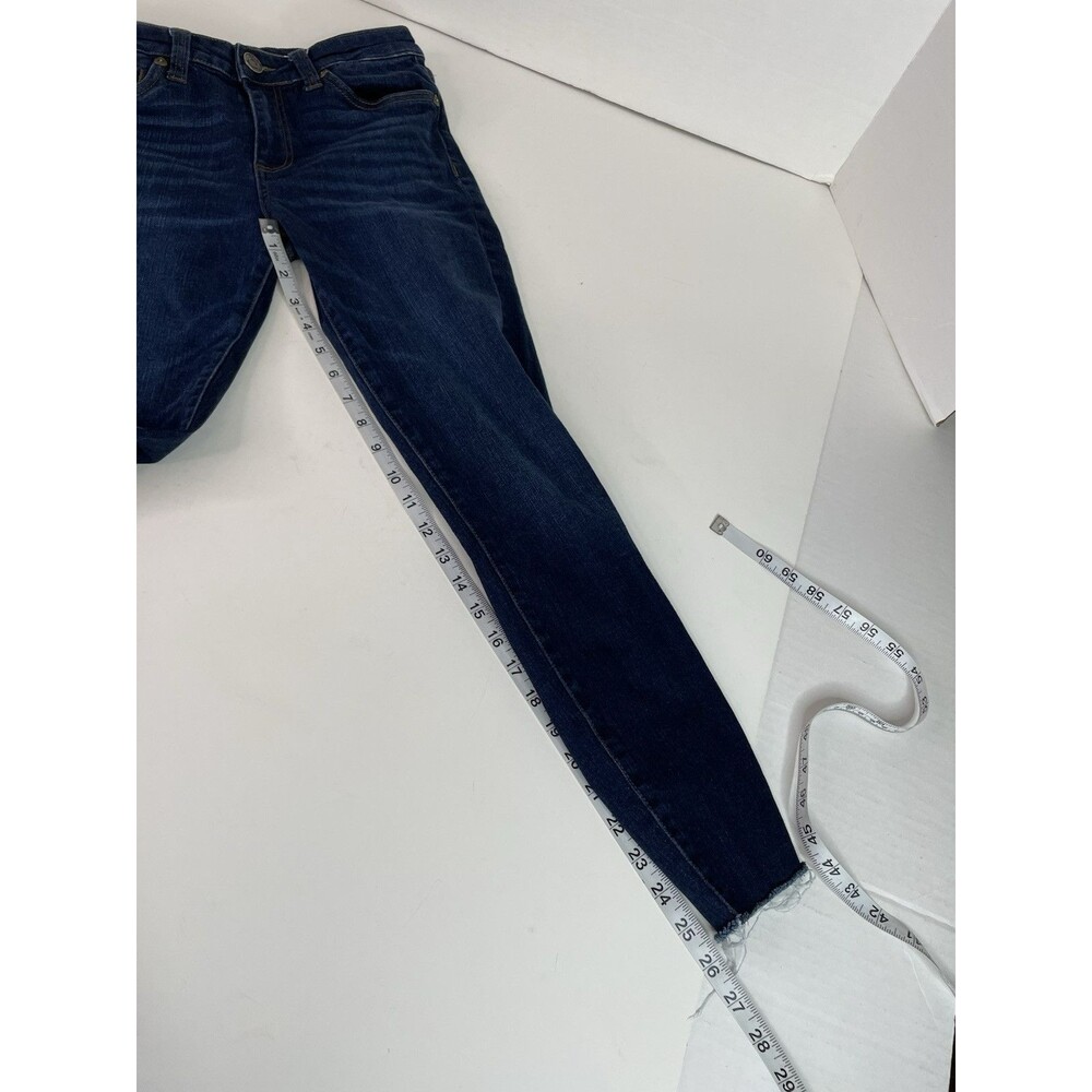 Kut From The Kloth Jeans Carlo Skinny Ankle, Womens Size 2, Dark Blue, Designer - Picture 9 of 11